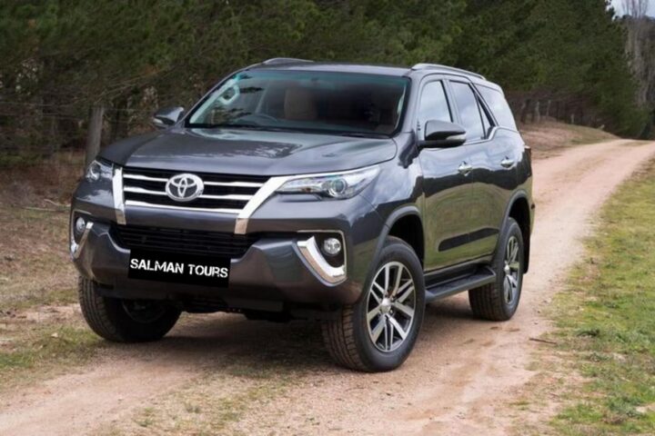 Per day rent Fortuner